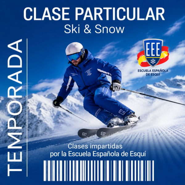 Clase Particular de Esquí o Snowboard