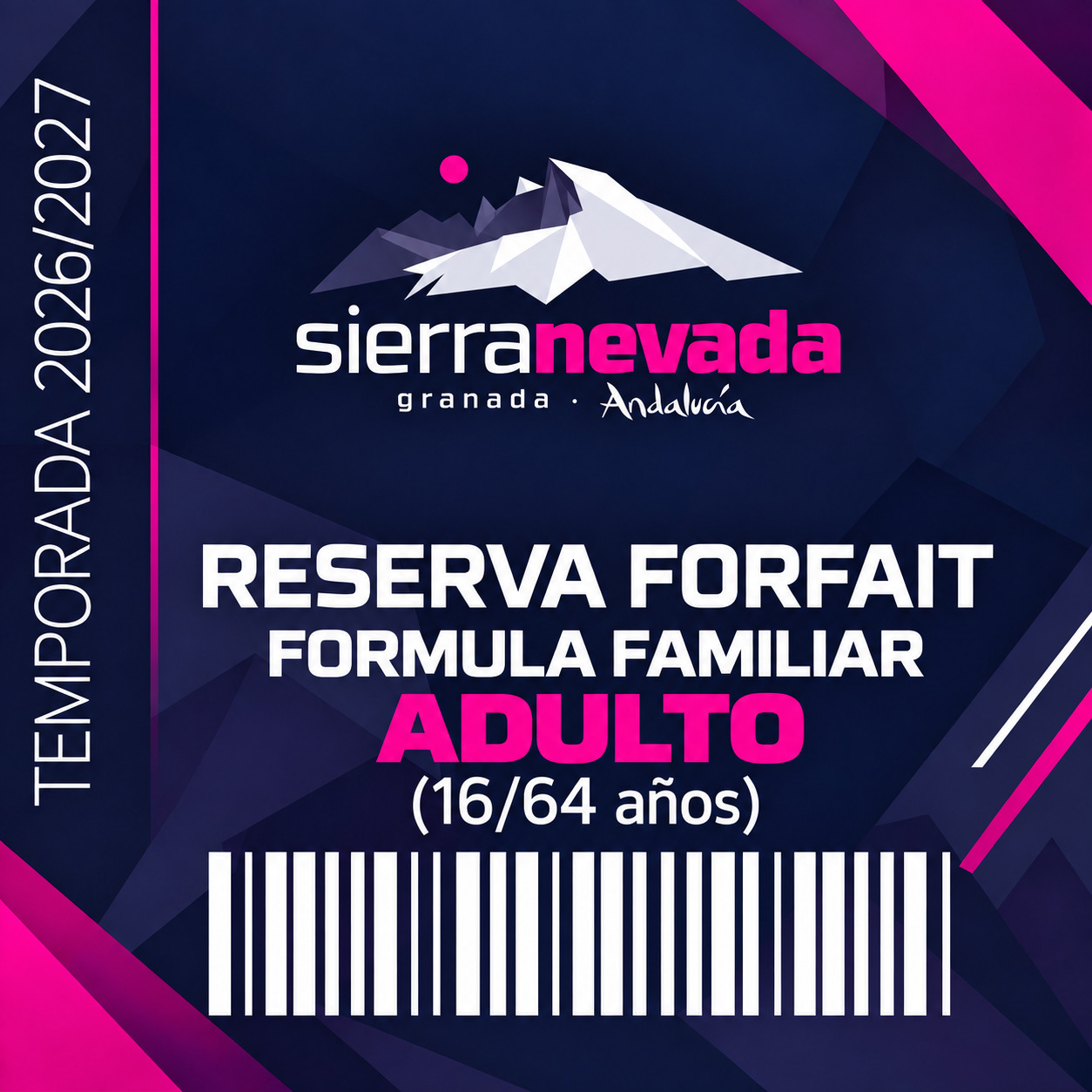 Reserva Forfait Fórmula Familiar Adulto