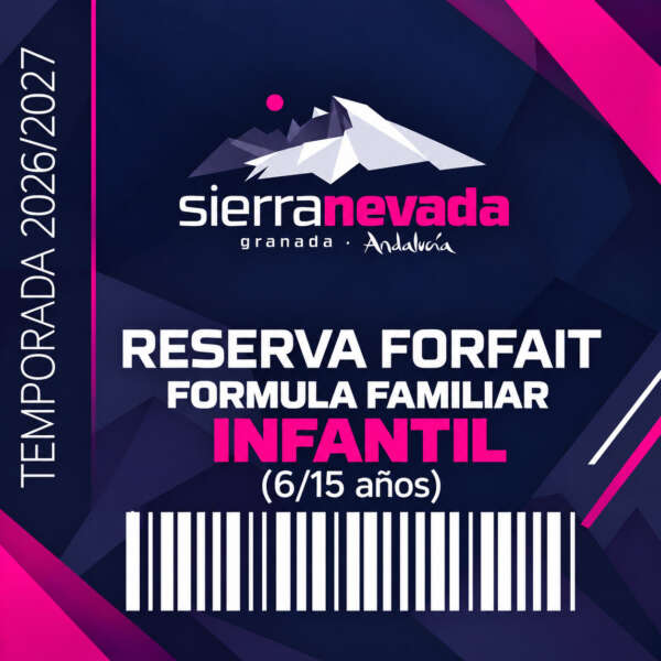 Reserva Forfait Fórmula Familiar Infantil
