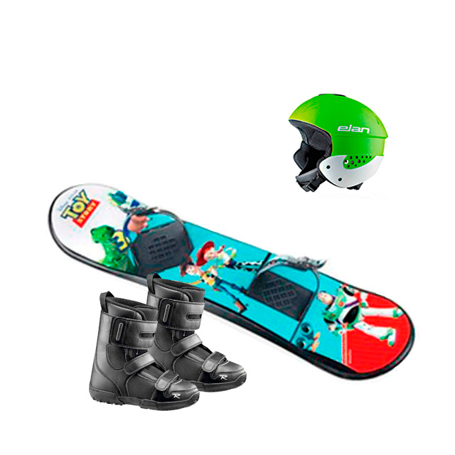 Equipo Completo Snowboard Junior + Casco